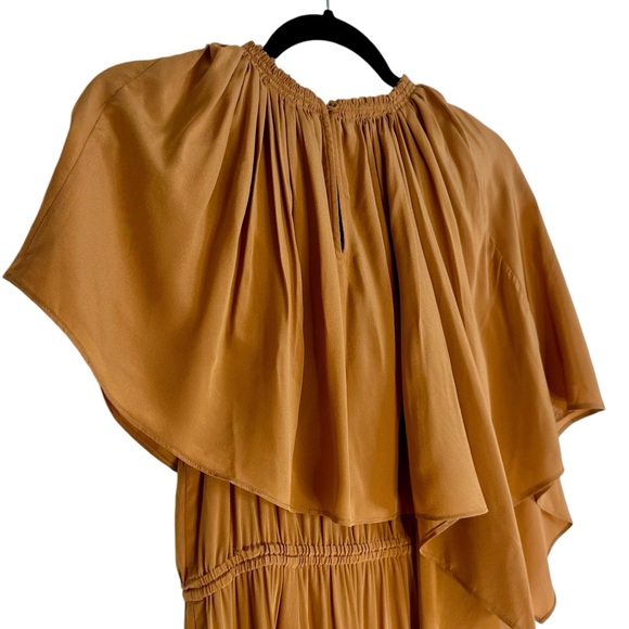 ULLA JOHNSON Tahlia Dress in Chestnut 100% Silk $780 orig NWT! - Picture 11 of 12